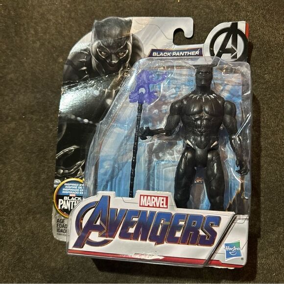 Hasbro Marvel Avengers 6"  Black Panther Figure - Picture 1 of 3